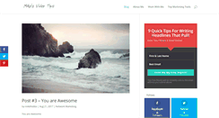 Desktop Screenshot of mikesvideotips.com